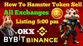 How to Hamster Token Sell l hamster Kombat token kesy sell kre l #binance #okx #bybit #hamsterkombat