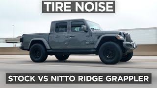 How Loud Are Nitto Ridge Grapplers on a Jeep Wrangler / Gladiator? JL / JT | Tire Noise |