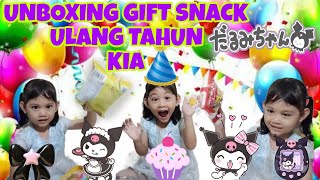 FEY UNBOXING GIFT ULANG TAHUN KIA