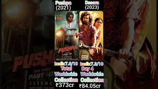 Pushpa V/s Dasara movie Box Office Collection Comparison #shortfeed