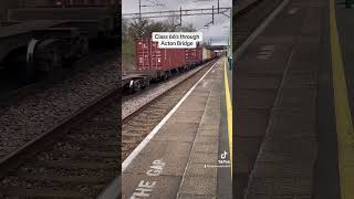 Class 66 ‘Huddersfield Town’ Acton Bridge Station