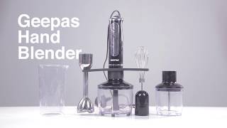 Geepas Multifunction Hand Blender - 5 in 1 Functionality