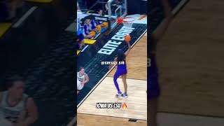 Iowa vs lsu women’s basketball #caitlinclark #basketball #wnba