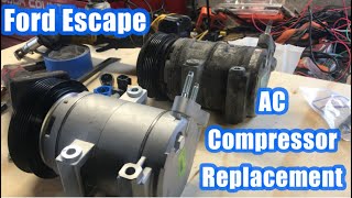 Ford Escape 2.5 AC Compressor Replacement!