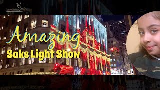 Saks Light Show 2020 Fifth Avenue NY Christmas