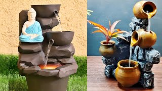 DIY Amazing Beautiful Top 2 Indoor Tabletop Waterfall Fountains | Best Unique Models Water Fountains