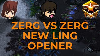 My New Ling Opener - Grandmaster ZvZ - Starcraft 2