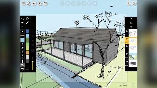 Diseño arquitectónico en el Ipad🚀 I SketchUp para Ipad + Morpholio Trace