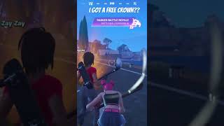 Free crown 🔥 #Fortnite #cool #gaming