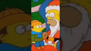 santa homer#simpsons #shorts #funny #homersimpson #homer