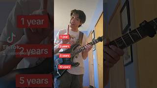 what 10 years of guitar sounds like! #shorts #guitarmemes #mario