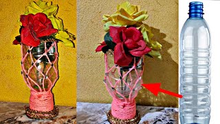 How To Make A Flower Vase From A Plastic Bottle