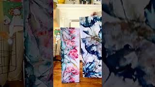 Flower Magic In My Art Studio #watercolorpainting #youtubeshorts #watercolor