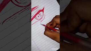 quick sketch of sukuna eye #like and #subscrbe