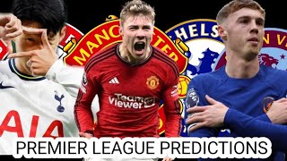 Premier League Gameweek 30 Predictions | ft Man United, Chelsea, Tottenham,Aston Villa | Part 1