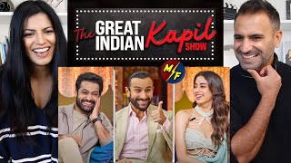 Triple the Laughter: Jr. NTR, Saif Ali Khan, Janhvi Kapoor | The Great Indian Kapil Show - Reaction