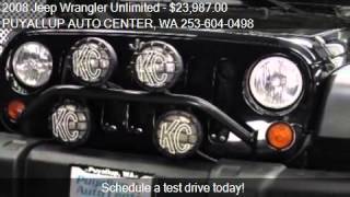 2008 Jeep Wrangler Unlimited X 4x4 SUV for sale in PUYALLUP,