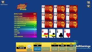 Habanero - Double Double Bonus Poker 10 Hand - Gameplay Demo