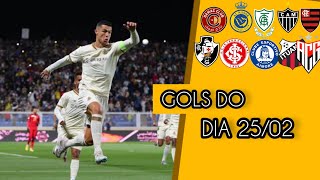 📢⚽ GOLS DO DIA 25/02/23 DOS ESTADUAIS E CAMPEONATOS ESTRANGEIROS - Hat Trick do Cris e Chuva de Gols