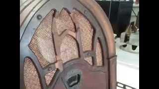 1933 Crosley 158 antique  tube radio part 3