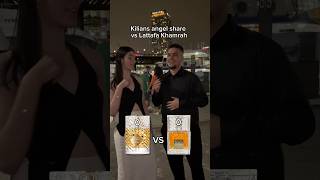 Kilian angels share vs Lattafa Khamrah #shorts #fragrances #mensfragrance