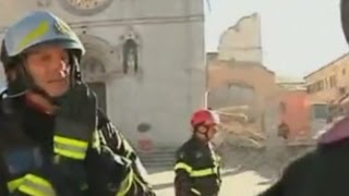 Италия. Новое мощное землетрясение 30.10.2016. Earthquake in Italy 30.10.2016