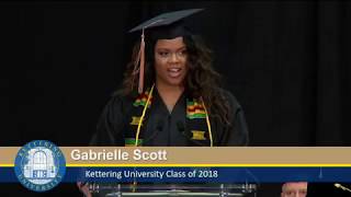 2018 Student Commencement Speaker: Gabrielle Scott '18