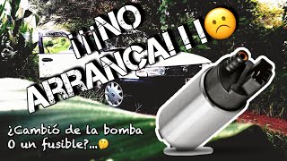 NISSAN TSURU III CAMBIO DEL REPUESTO DE LA BOMBA DE GASOLINA O FUSIBLE...| EMMANUEL DUARTE