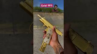 Colt Delta Elite 10mm (Golden) 🔫#1911pistol #gold #pistol #shooting @mr beast