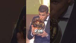 Vinicius Jr didn't win the Ballon D'or for Politics?😱 #rodri #vinicius #ballondor