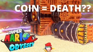 Mario Odyssey but we KILL MARIO if we get a coin (challenge run)