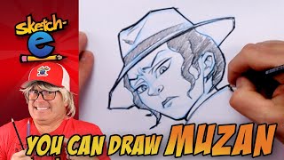 How to draw Muzan from Demon Slayer Step by Step