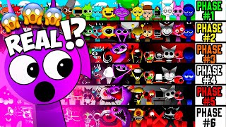 Sprunki Incredibox Purple Durple React to All Characters Together & All Phases in Incredibox Sprunki