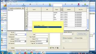 Cara import nama karyawan pada software attendance management