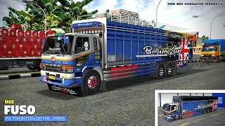 ⚠️PERINGATAN⚠️ MOD fuso FK Tronton, free➕DETAIL💯🎉 || MOD BUSSID