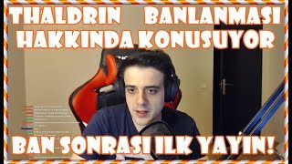 THALDRİN BANLANMASI HAKKINDA KONUŞUYOR