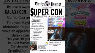 Good morning read your daily planet newspaper with jcat skywalker