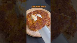 Forget Fries! Try This Crispy Ghee Potato Rosti | Vegetarian Delight #shorts #youtubeshorts