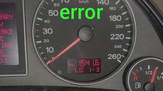 Audi RB8 2004+ Instrument Cluster error