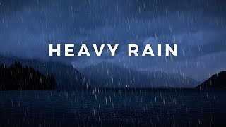 Rain on Lake to Sleep FAST - Stop Insomnia with Rain Sounds