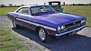 Plum Crazy Purple 1970 Plymouth GTX 440 Automatic