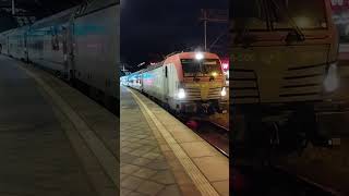 Odjazd EU46-506 z Wrocławia Głównego #asmr #polska #wroclaw #kolej #intercity #pkp #pociąg