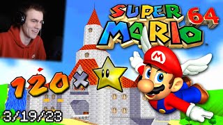 gamerboy80 "speedruns" Super Mario 64 (120 Star) | Twitch VODS 3/19/23