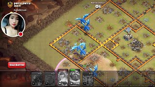 CLASH OF CLANS WAR LAUGUE ATTACK #LIVEGAME REPLY BASE VISIT