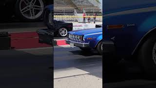 👀 RARE AMC '76 HORNET SPORT COUPE 258 VS VETTE! #shorts #car #dragrace #strange