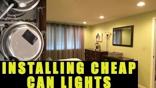 How to Install & Wire Can Lights / Recessed Lights