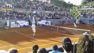 Rafael Nadal and Juan Monaco playing the ATP Vtr Open 2013 - CHILE part (3)