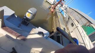 cutting in the walk through transom