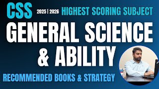 General Science and Ability - CSS GSA | Recommended Books & Preparation Strategy