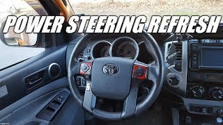 Toyota Tacoma Power Steering Fluid Refresh